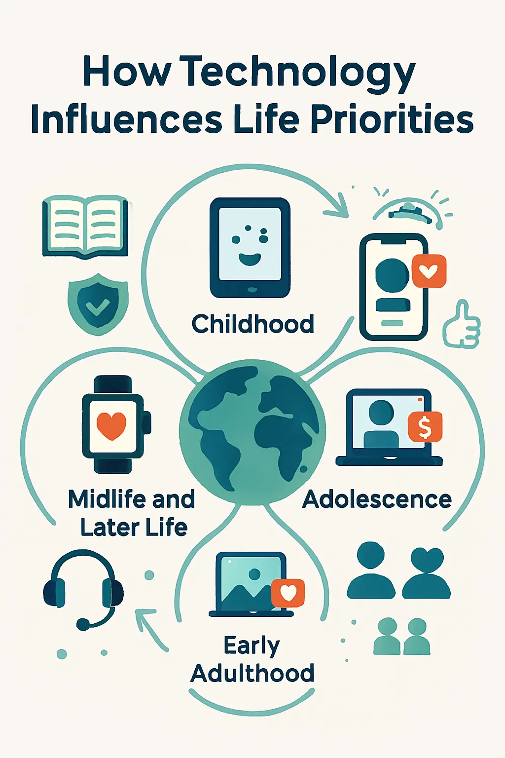 How Technology Influences Life Priorities